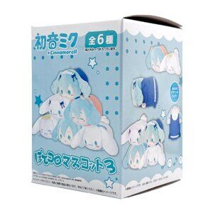 Sanrio Cinnamoroll x Hatsune Miku Potekoro V3 Plush Mascot - Blind Box (SINGLE)